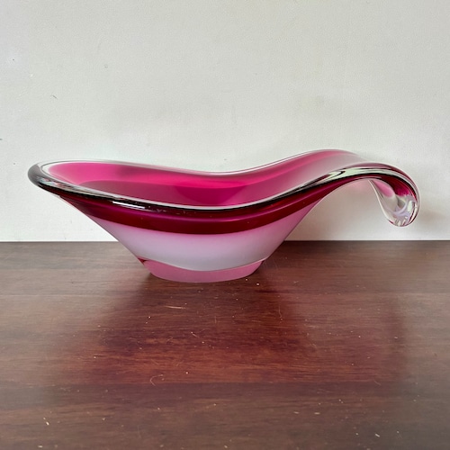 SWEDEN FLygsfors Coquiile GLASS TRAY