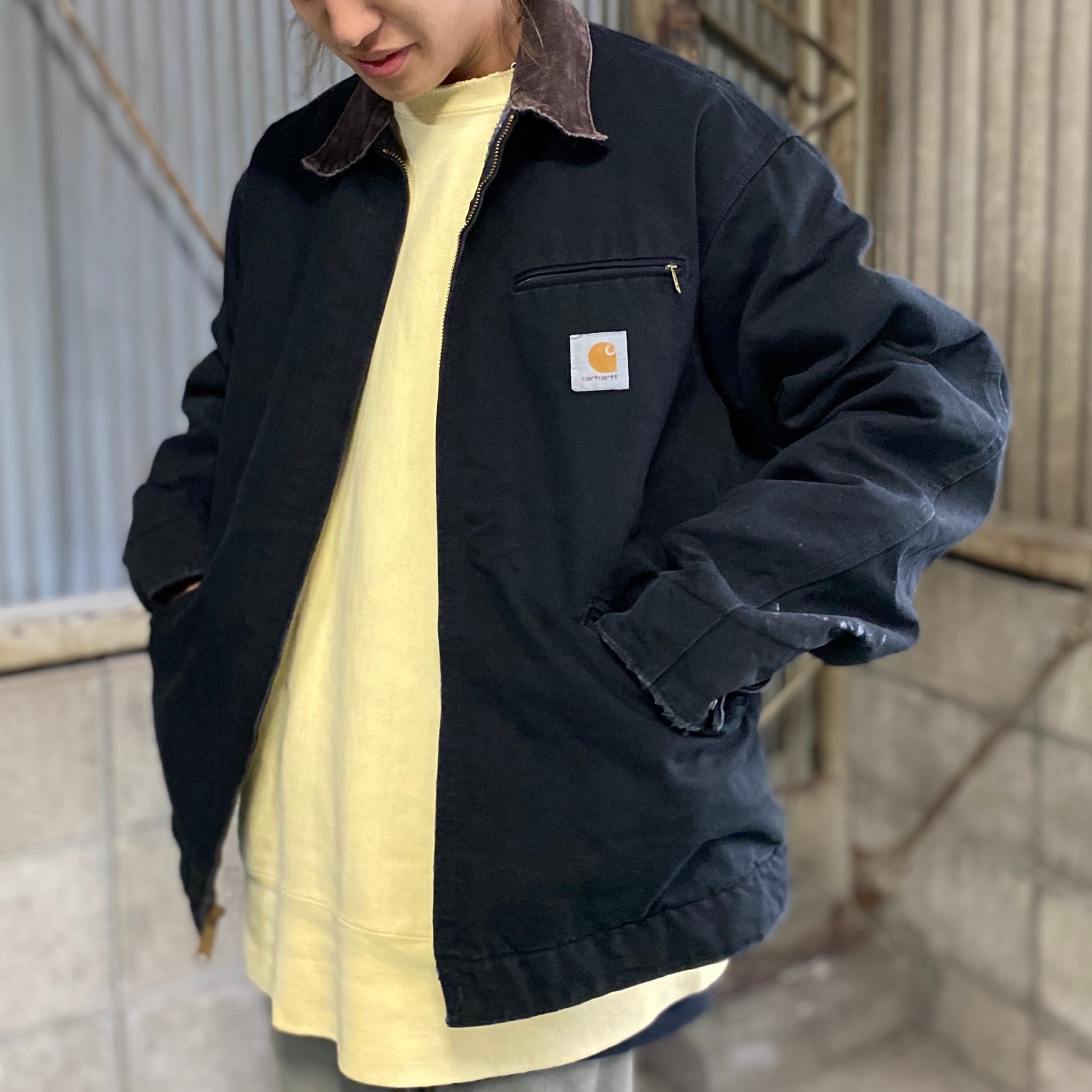 Carhartt カーハート デトロイトジャケット ワークジャケット 企業ロゴ 