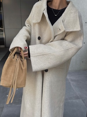 suede mini boston bag