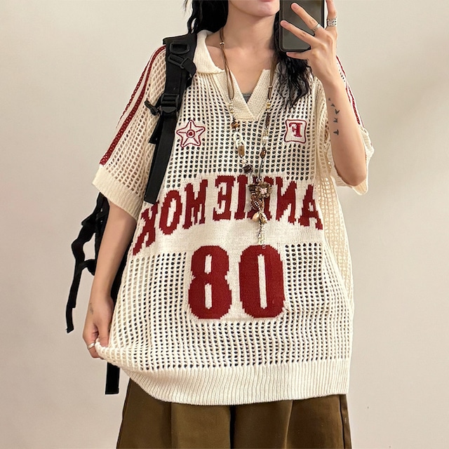 UATONLINEメッシュデザインポロシャツ