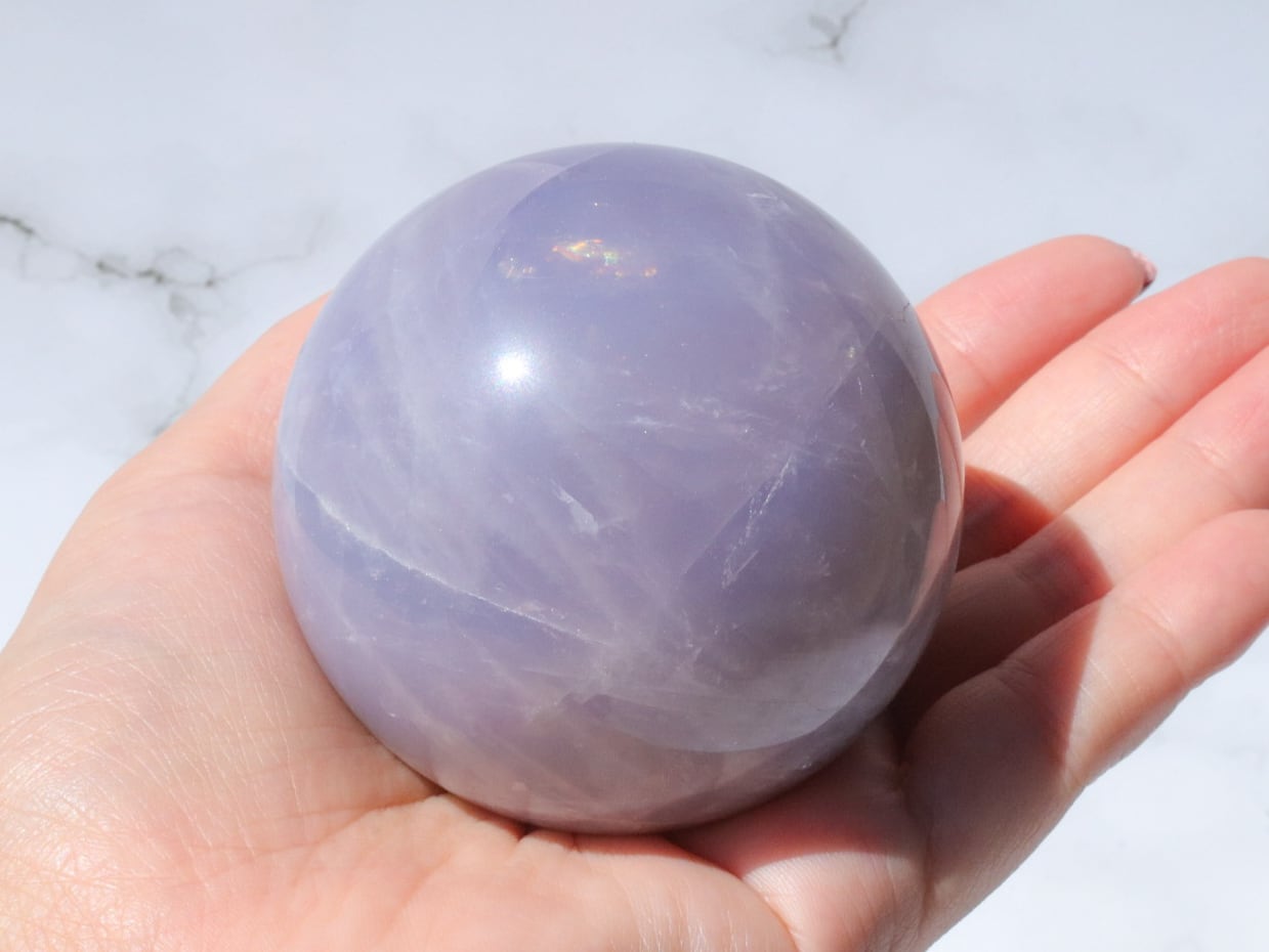 Green Cherry Blossom Agate♡Sphere | Pay ID