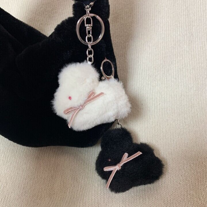 ☆IVE レイ 着用！！【BBIBIT】ウサギバニーポポキーホルダー 2COLOR