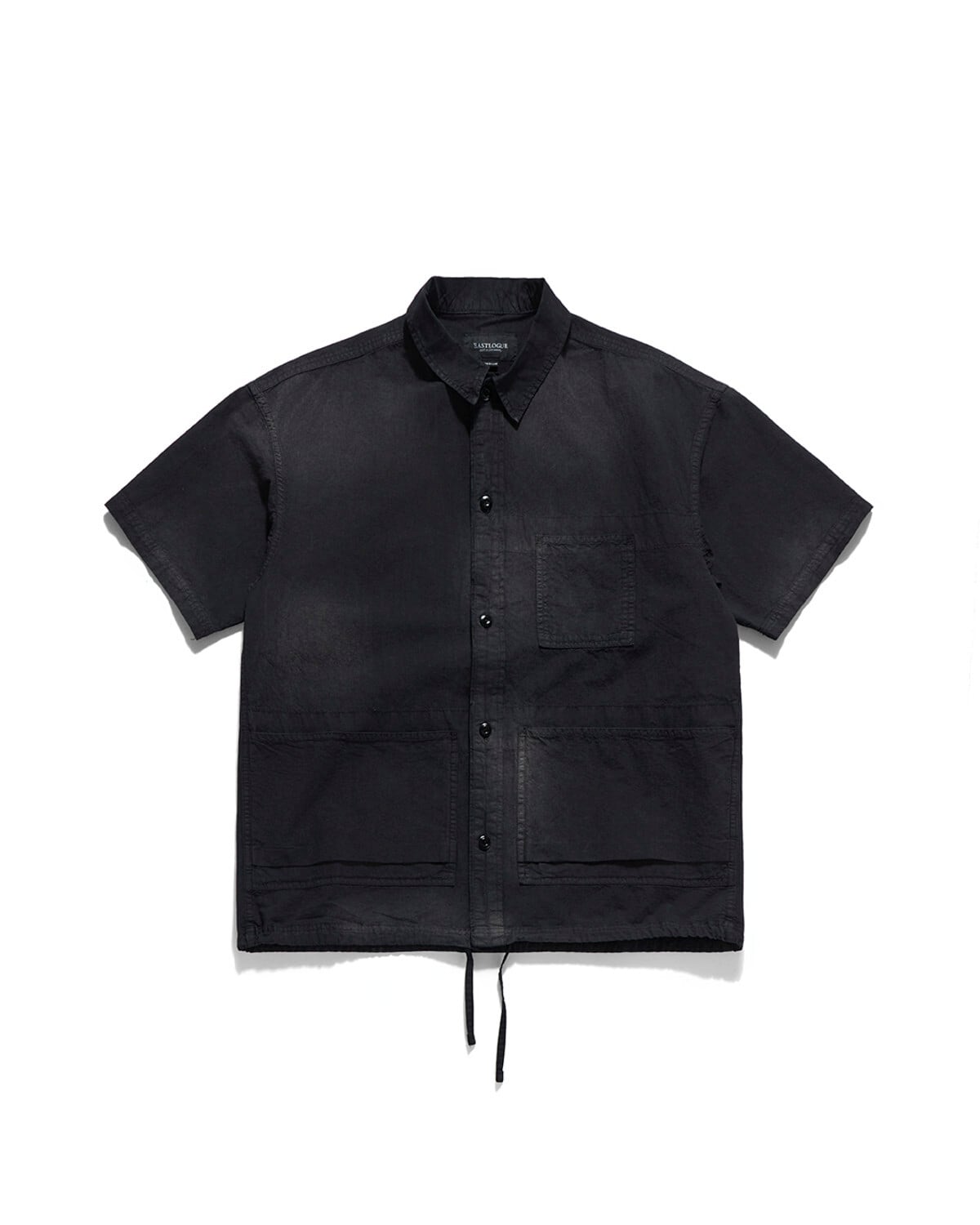 EASTLOGUE] CARPENTER WORK HALF SHIRTS / FADING BLACK LINEN 正規品