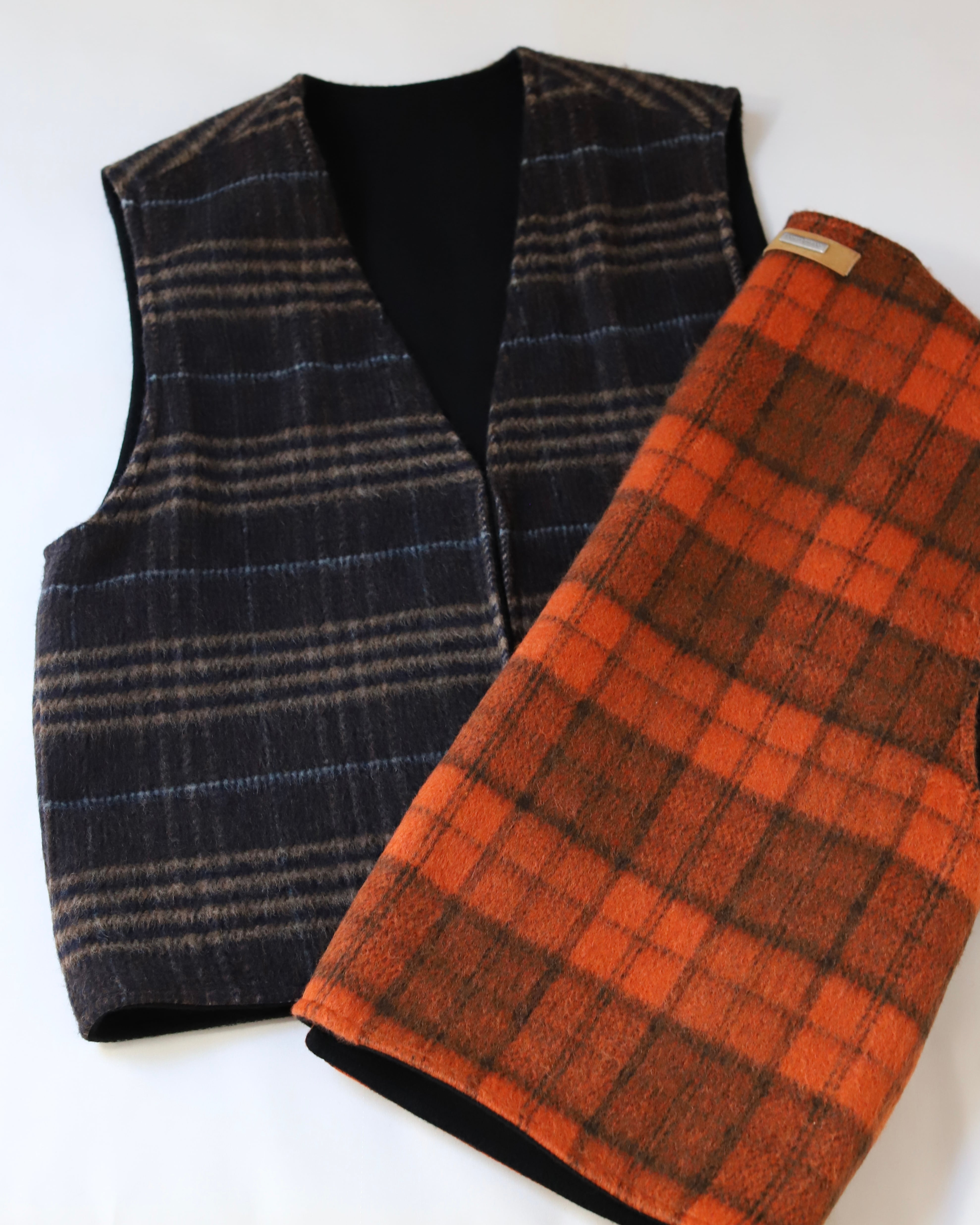 Reversible Wool Vest/リバーシブルウールベスト | AMBERGLEAM