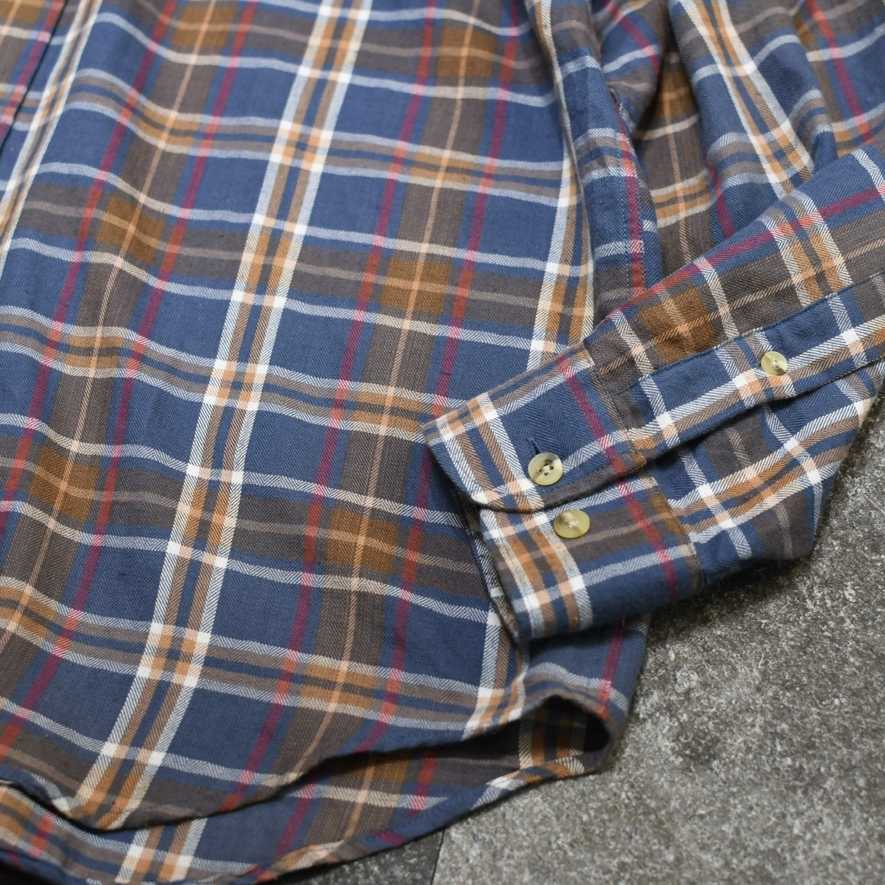 The simpsons check button down shirt