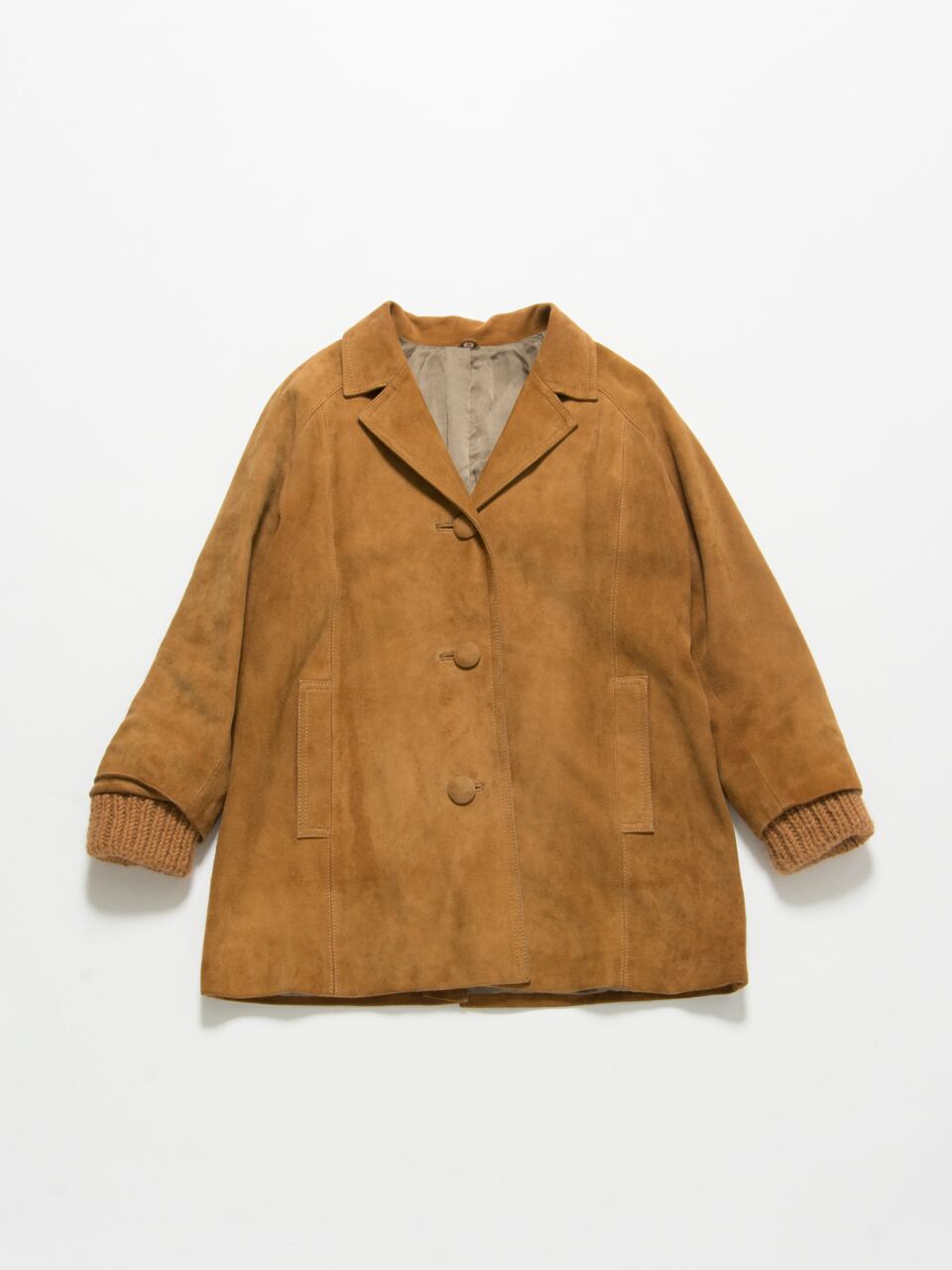 【hants】 suede leather long jacket outer (スエード ロングジャケット アウター)