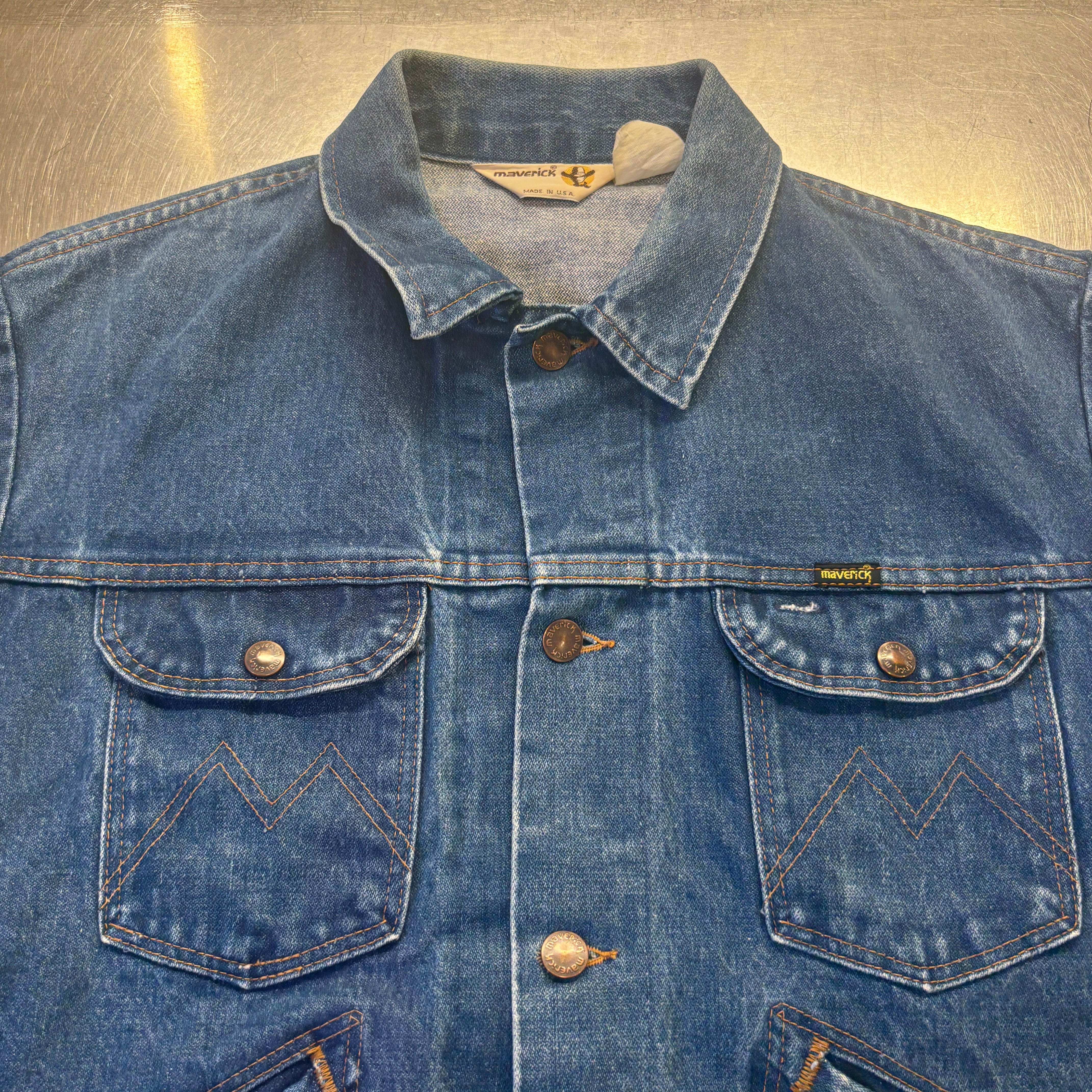 1980s MAVERICK 3JO3MJO DENIM JACKET | safarionline