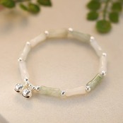 おしゃれ 竹質 ベル付き ブレスレット