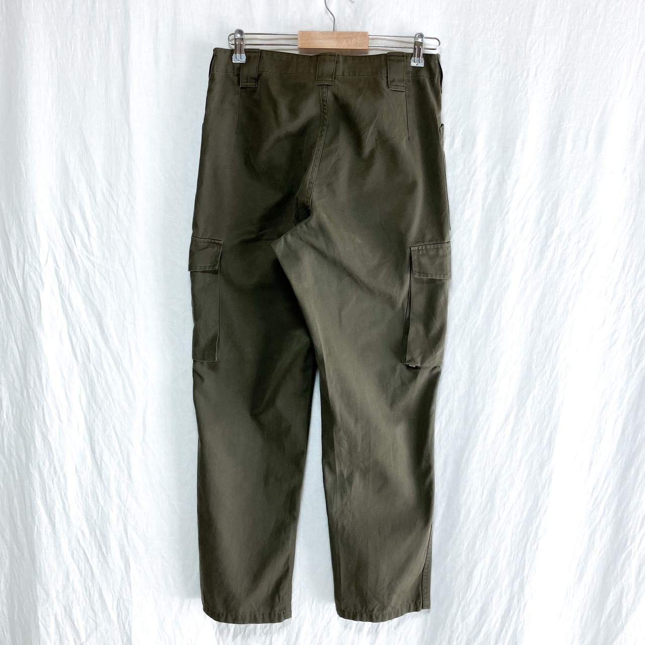 スイス軍 デニム トラウザーズ ワークパンツ 軽い W35 リペア 