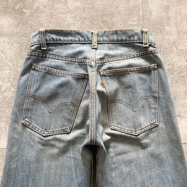 80s】US.Levis リーバイス 42TALONジッパー 42タロンジップー ボタン裏