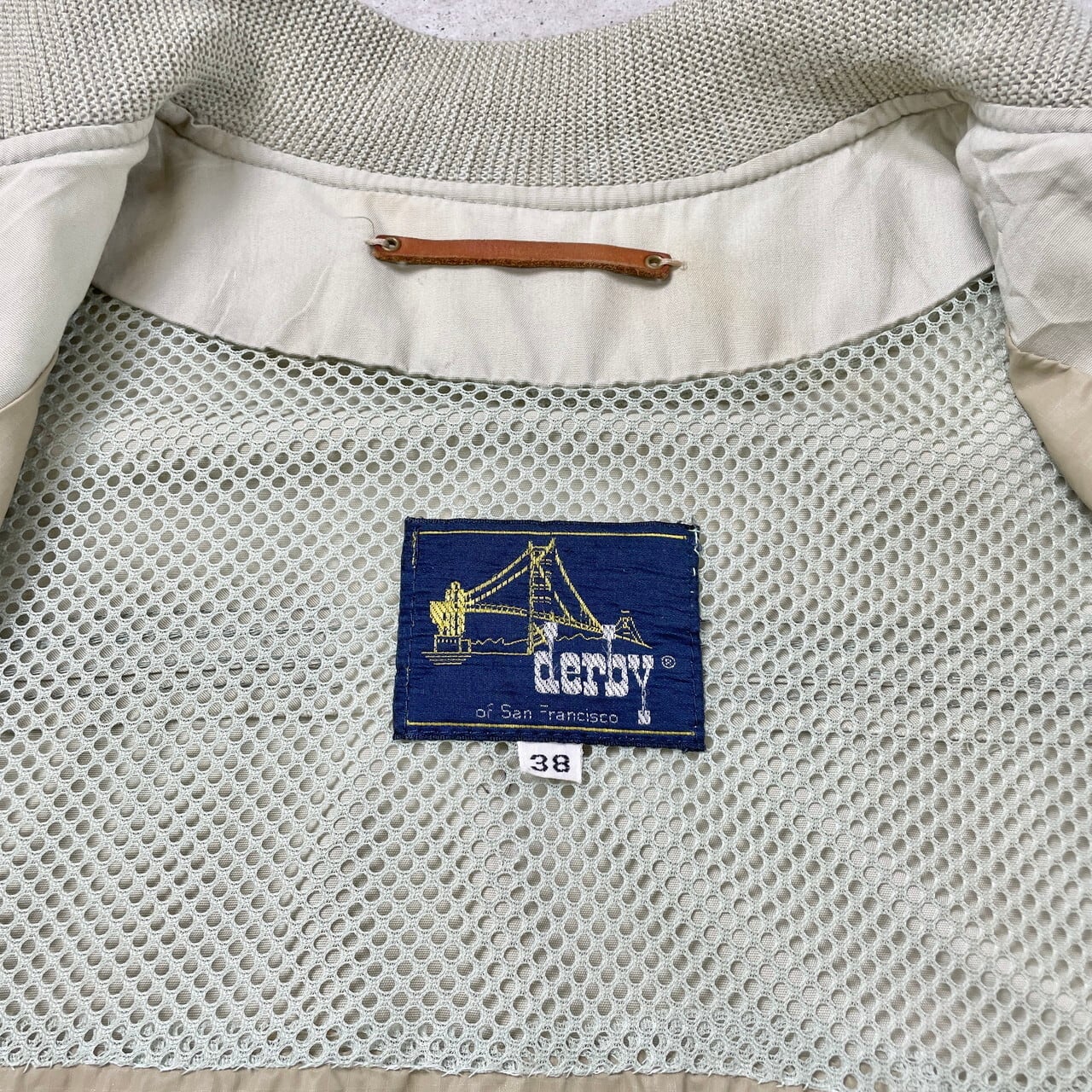 70年代 derby of San Francisco ダービージャケット カップショルダー