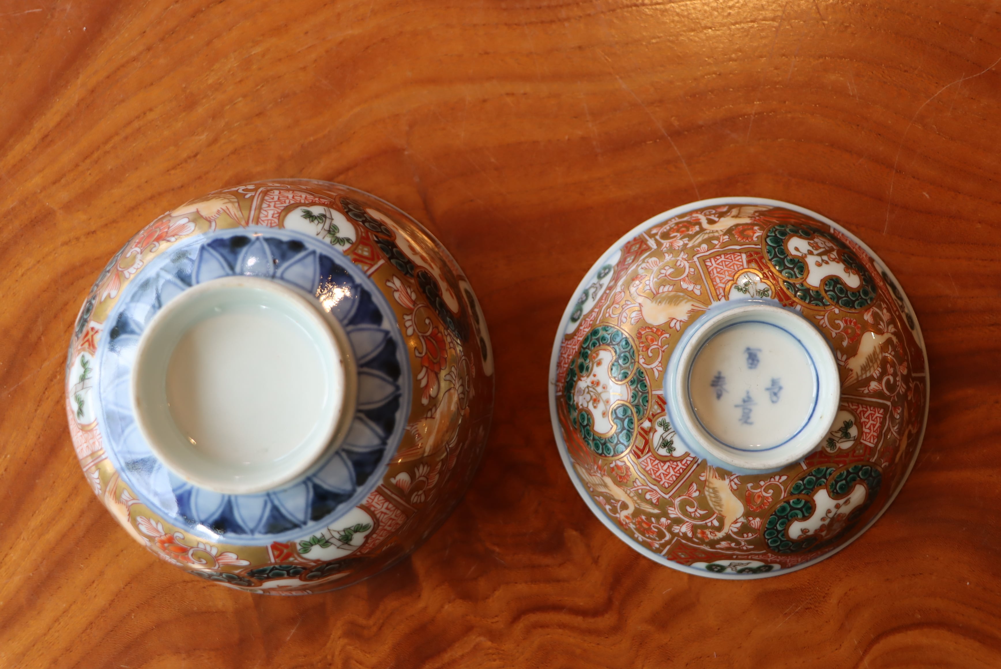 蓋茶碗 伊万里焼 色絵 鳳凰松竹梅文 | (有)新原美術