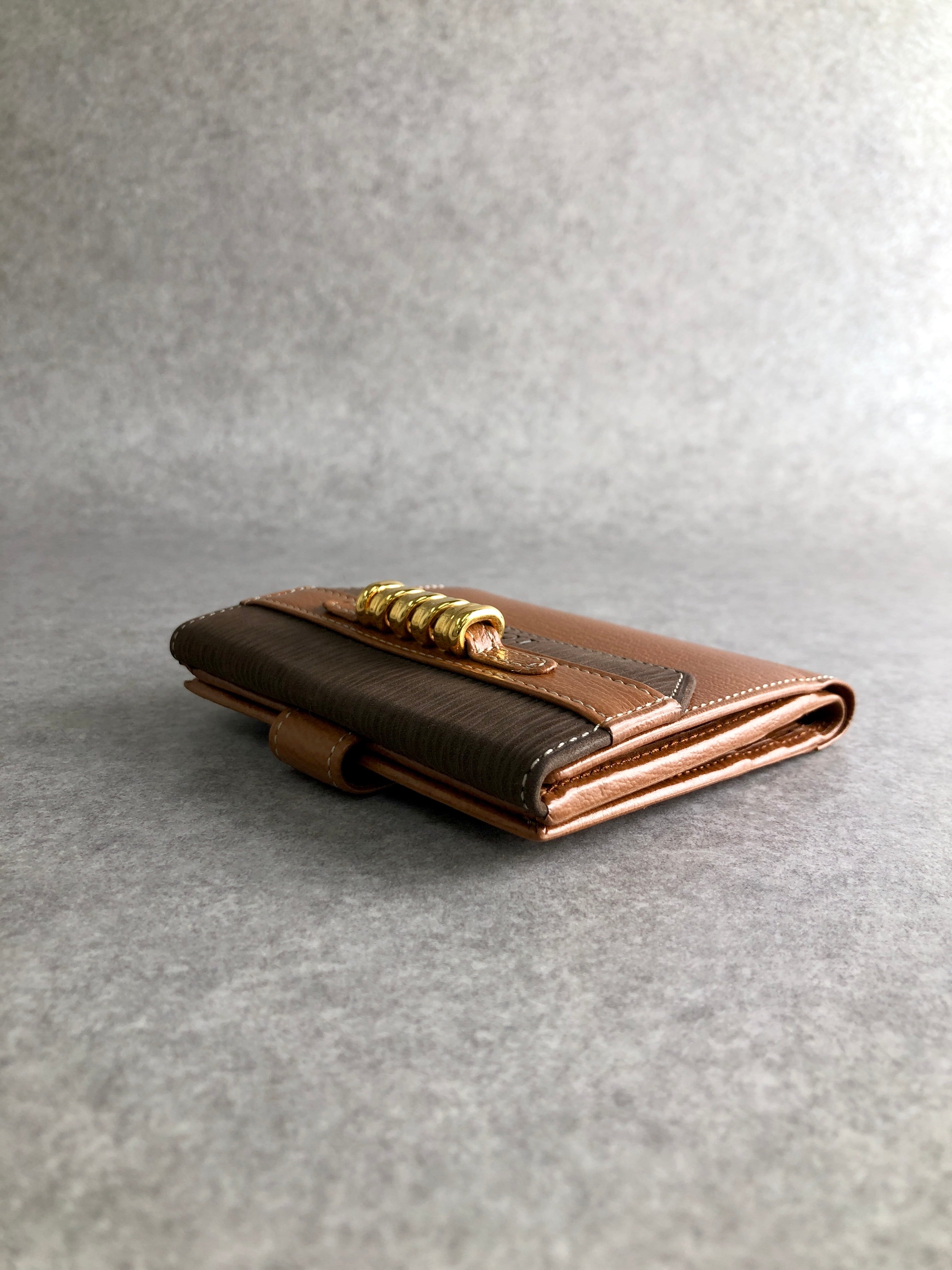 LOEWE ロエベ 財布 ブラウン ベラスケス レザー 2つ折り財布 vintage
