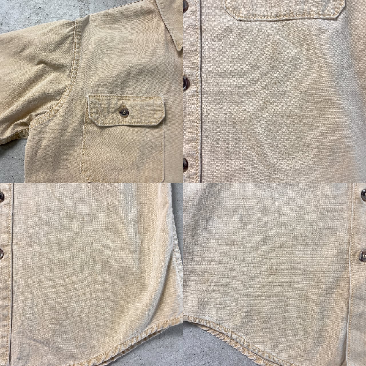 70年代 初期デカタグ patagonia パタゴニア ダックシャツ メンズM 古着 