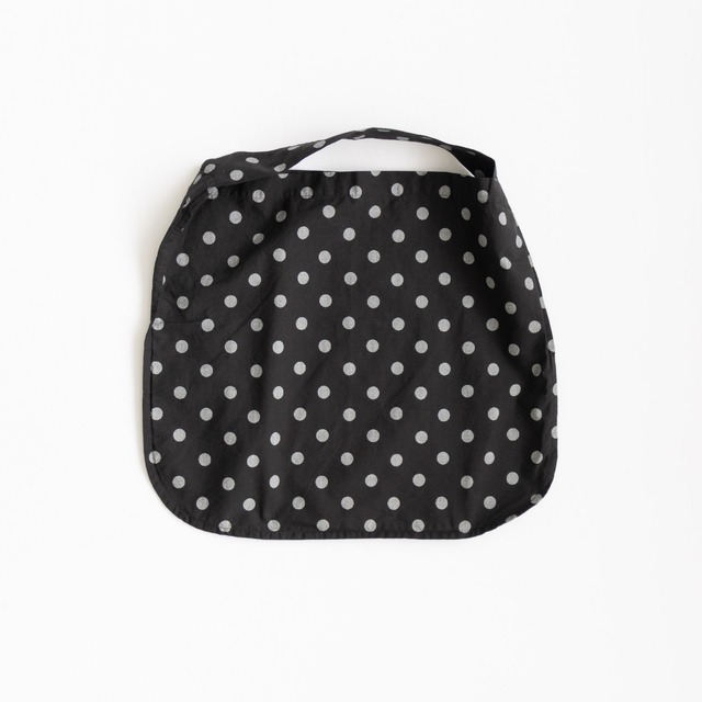 ブロードハウンドトゥースドットプリント ワンハンドルトート(P00400)クロ