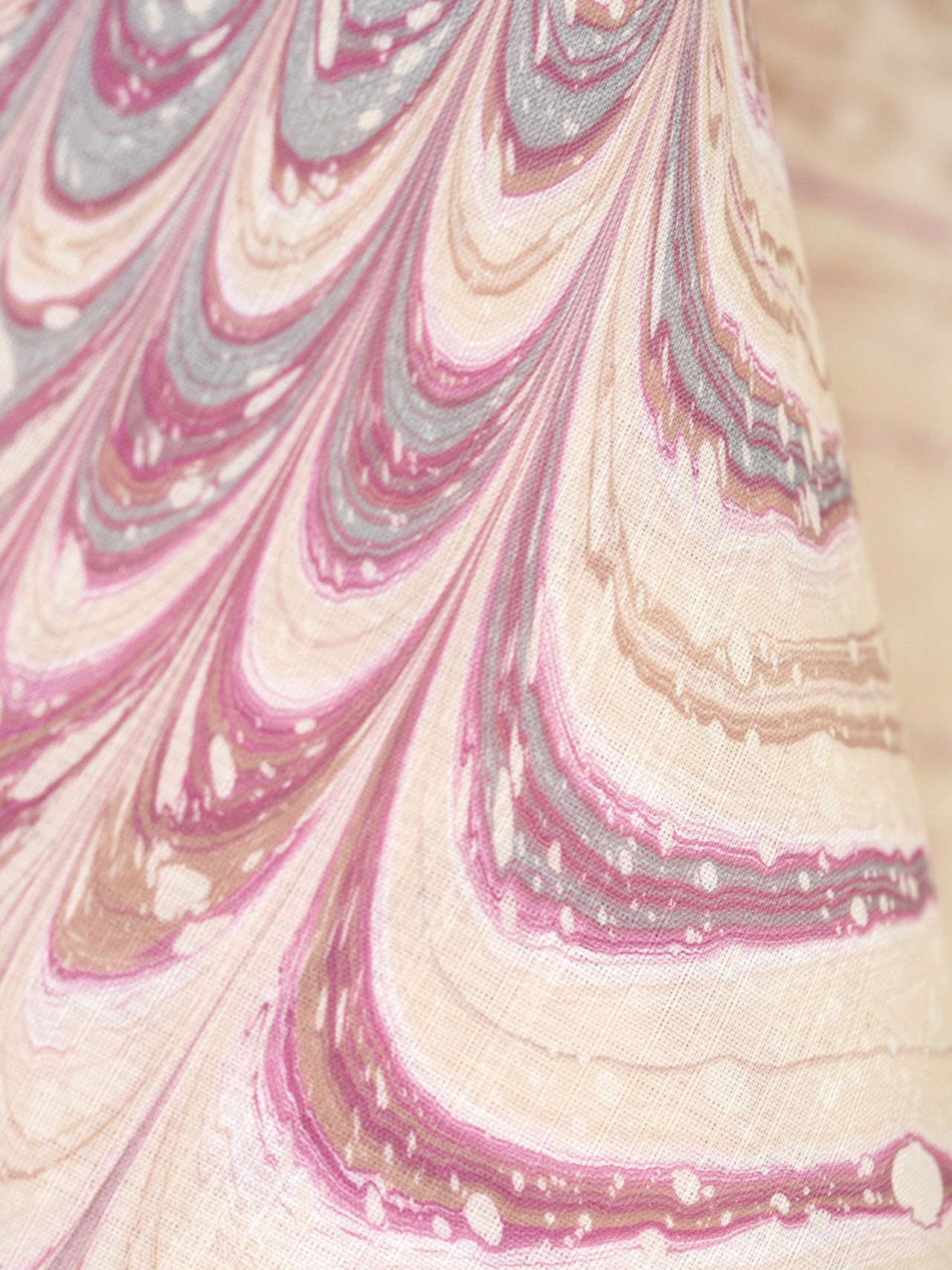 「甘蜜光泡 — 恋雫 」♡ピーコック柄×ゆらぎ柄〜セオアルファ 浴衣・夏着物・単衣