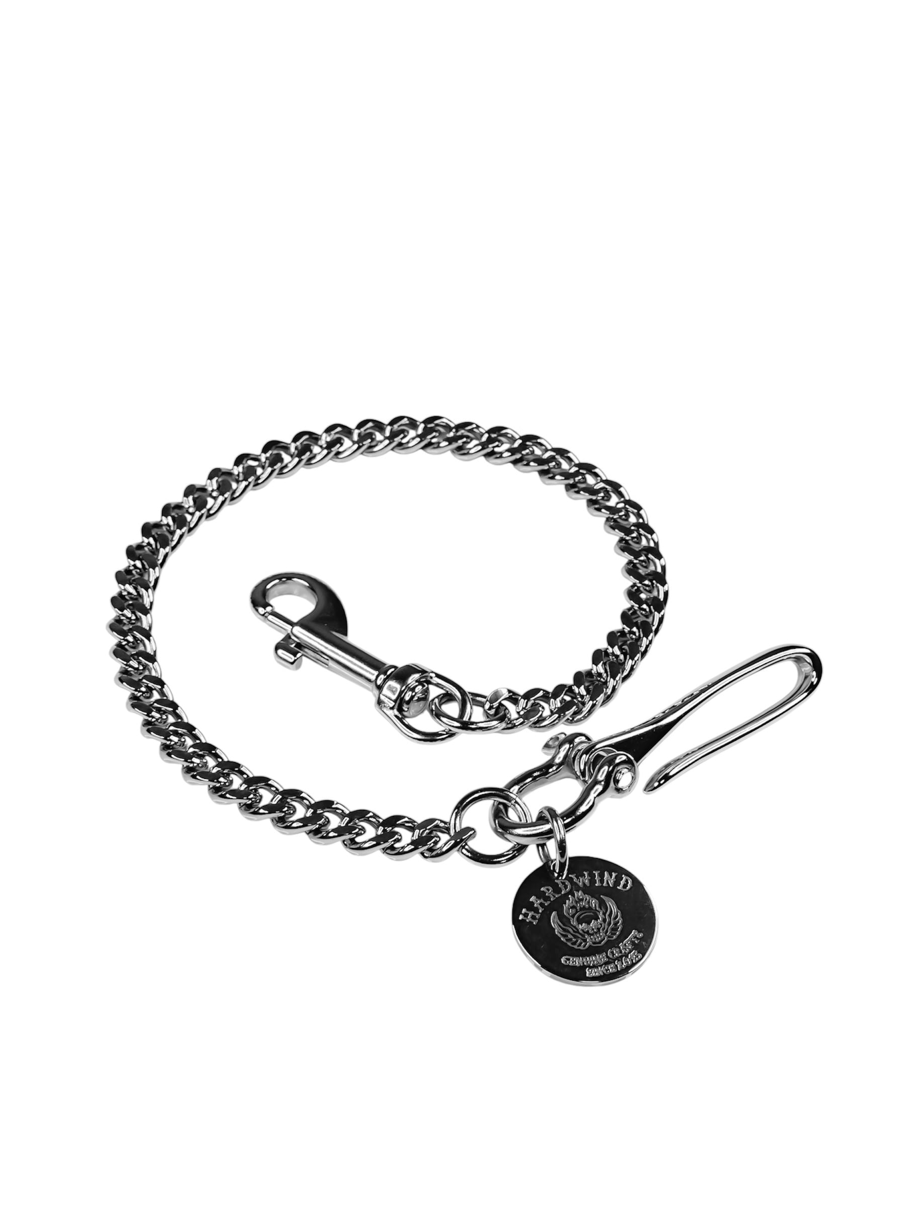 Hard Coin Silver Steel Wallet Chain | 【ボトムス専門店】MODE SPACE