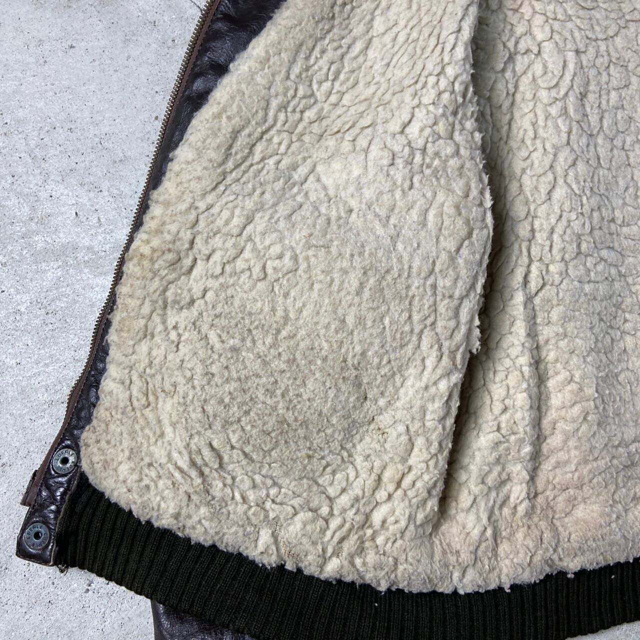 kids】80年代〜 HIDES AT ALEXANDER'S G-1 フライトジャケット レザー