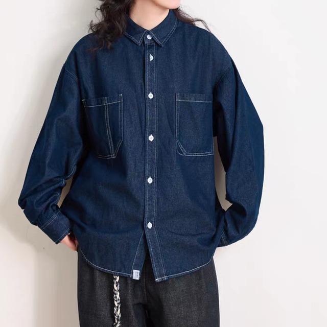 デニムオーバーシャツ