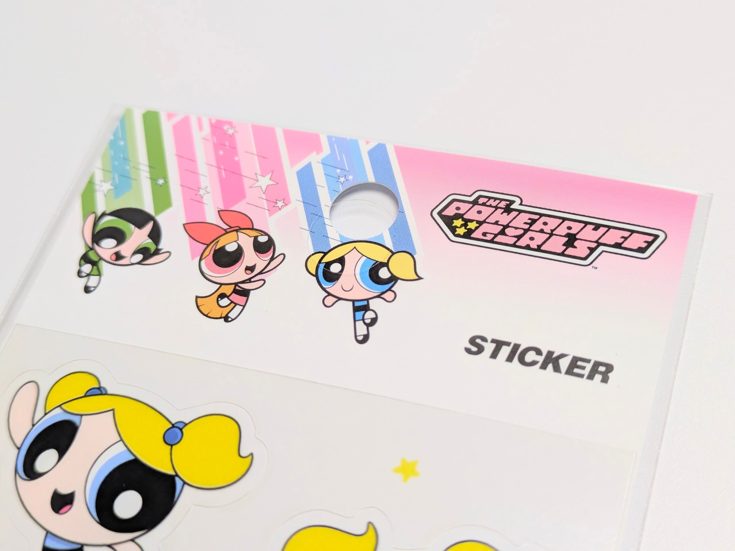 送料無料!【 The Powerpuff Girls / パワーパフガールズ 】STICKER(ステッカー) KOREA LIMITED 〚アメリカン雑貨 アメトイ〛
