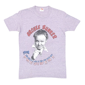 1972 ARCHIE BUNKER アーチバンカー FOR PRESIDENT ヴィンテージTシャツ サイズM 古着 @BA0016