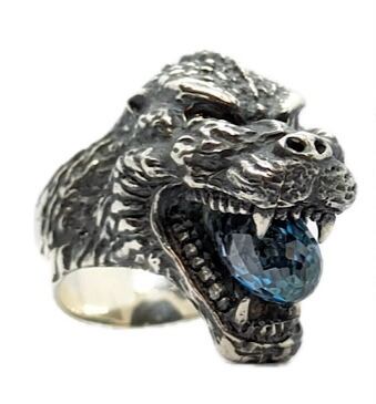 ゴジラ　背びれモチーフ4連リング:24号 ゴジラ 背びれモチーフ4連リング【2020年1月発送】 | ゴジラシリーズ