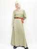 Vintage Ripple Textured Dress From Hungary