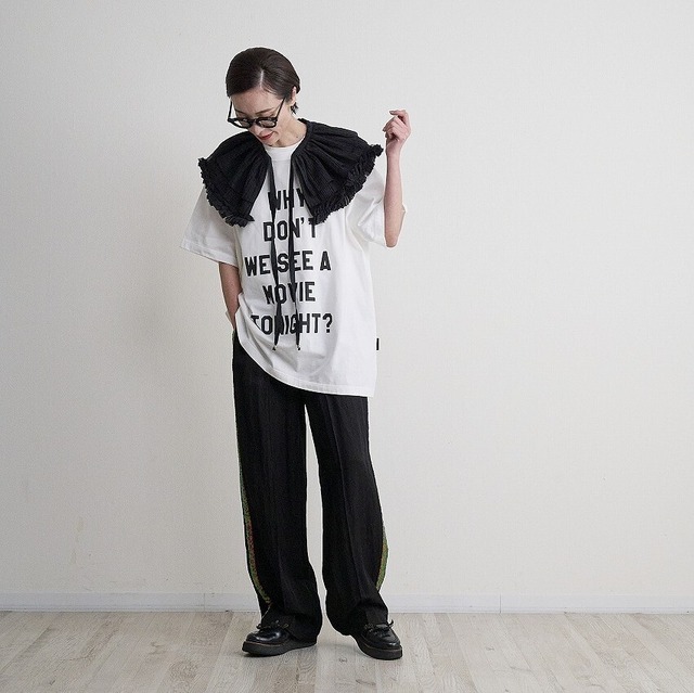 【THOMAS MAGPIE】(付け襟)CHECK×Lace