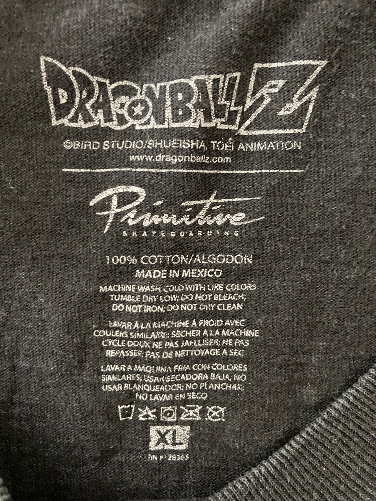 DRAGON BALL Z ドラゴンボール Tシャツ プリントTシャツ バック 