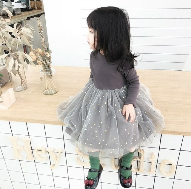 送料無料 予約商品 星柄チュールワンピース ベビー ドレス 結婚式 バースデー セレモニー お宮参り お呼ばれ 赤ちゃん 子供 キッズ Sarah S Closet