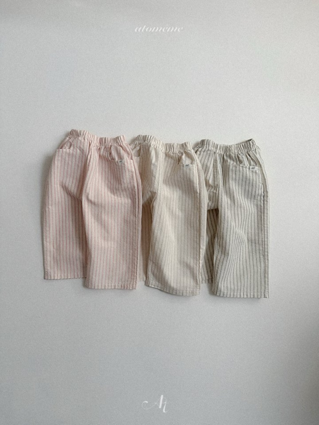 atomeme 26/SS Greek Stripe Pants