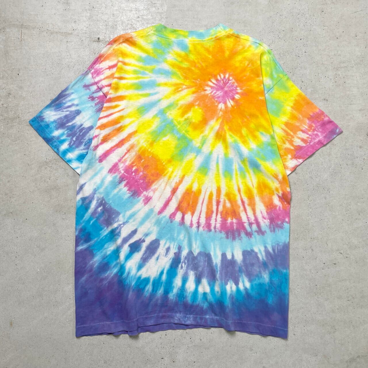 90年代 USA製 BEN & JERRY'S ICE CREAM プリントTシャツ タイダイ染め