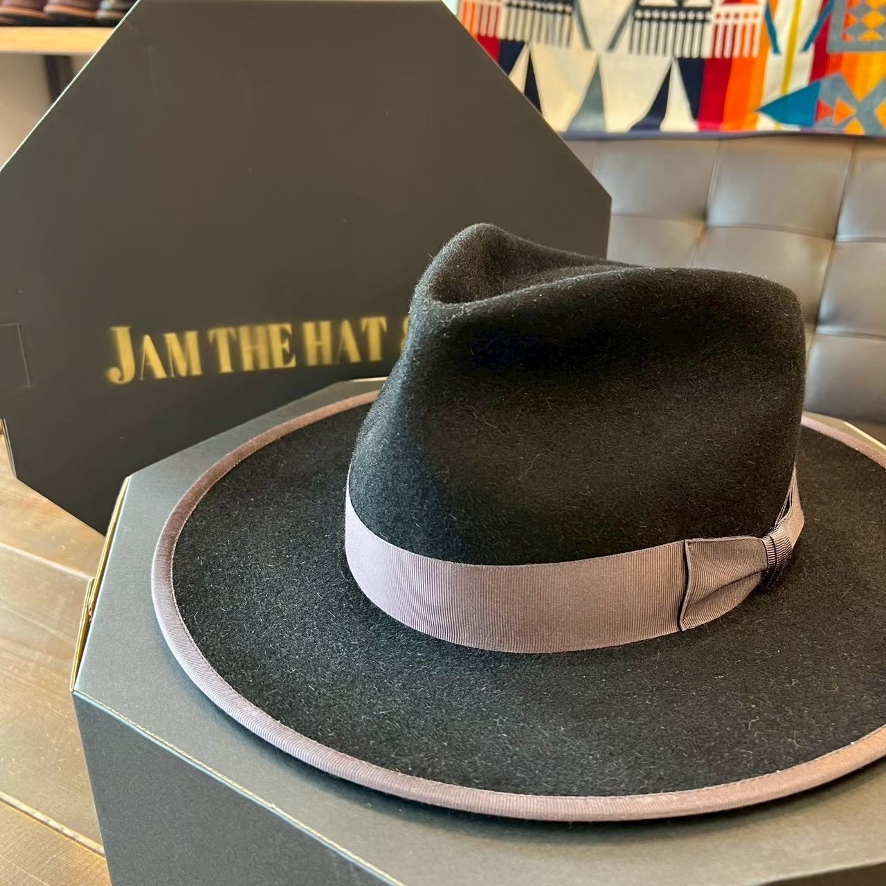 ジャムザハット【JAM THE HAT & CO.】Rabbit Hat(Black) - 1