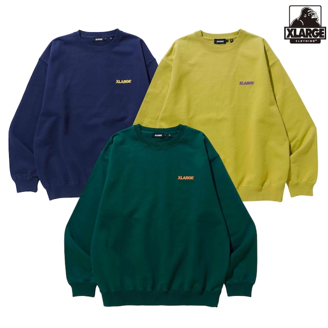 【XLARGE】STANDARD LOGO CREWNECK SWEATSHIRT【エクストララージ】