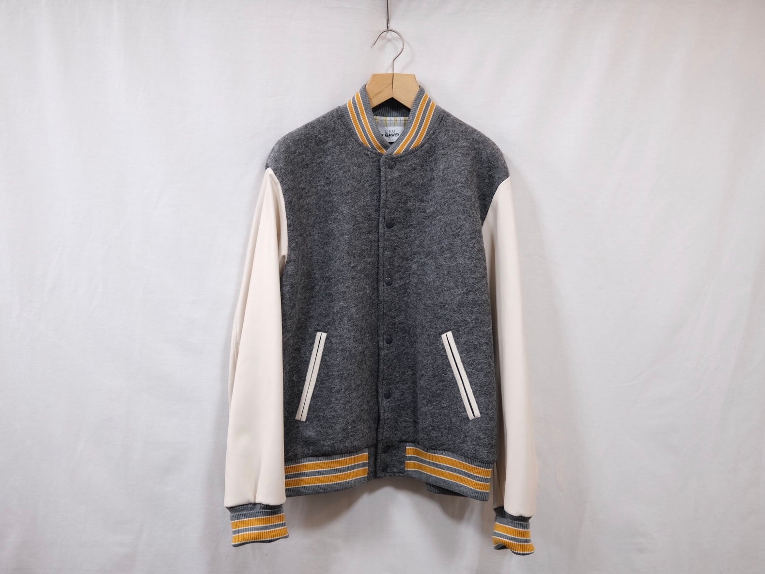 DIGAWEL” Varsity Jacket( URU TOKYO×DIGAWEL )Gray” | Lapel online store  powered by BASE