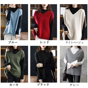 ニット ベスト レディース 春秋冬 韓国 ジレ トップス きれいめ 大人 かわいい おしゃれ レイヤード 重ね着 無地 シンプル オフィス ビジネス 大人可愛い 大人女子