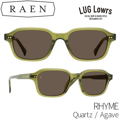 RAEN Optics レーン レイン サングラス RHYME Cactus Quartz / Agave メンズ レディース 100U251RHY-S485-51 日本代理店正規品