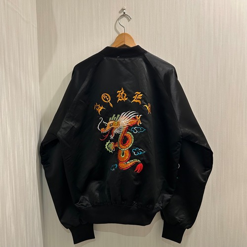 Dead Stock!! 1980s "Korea" Souvenir Satin Jacket【DST】