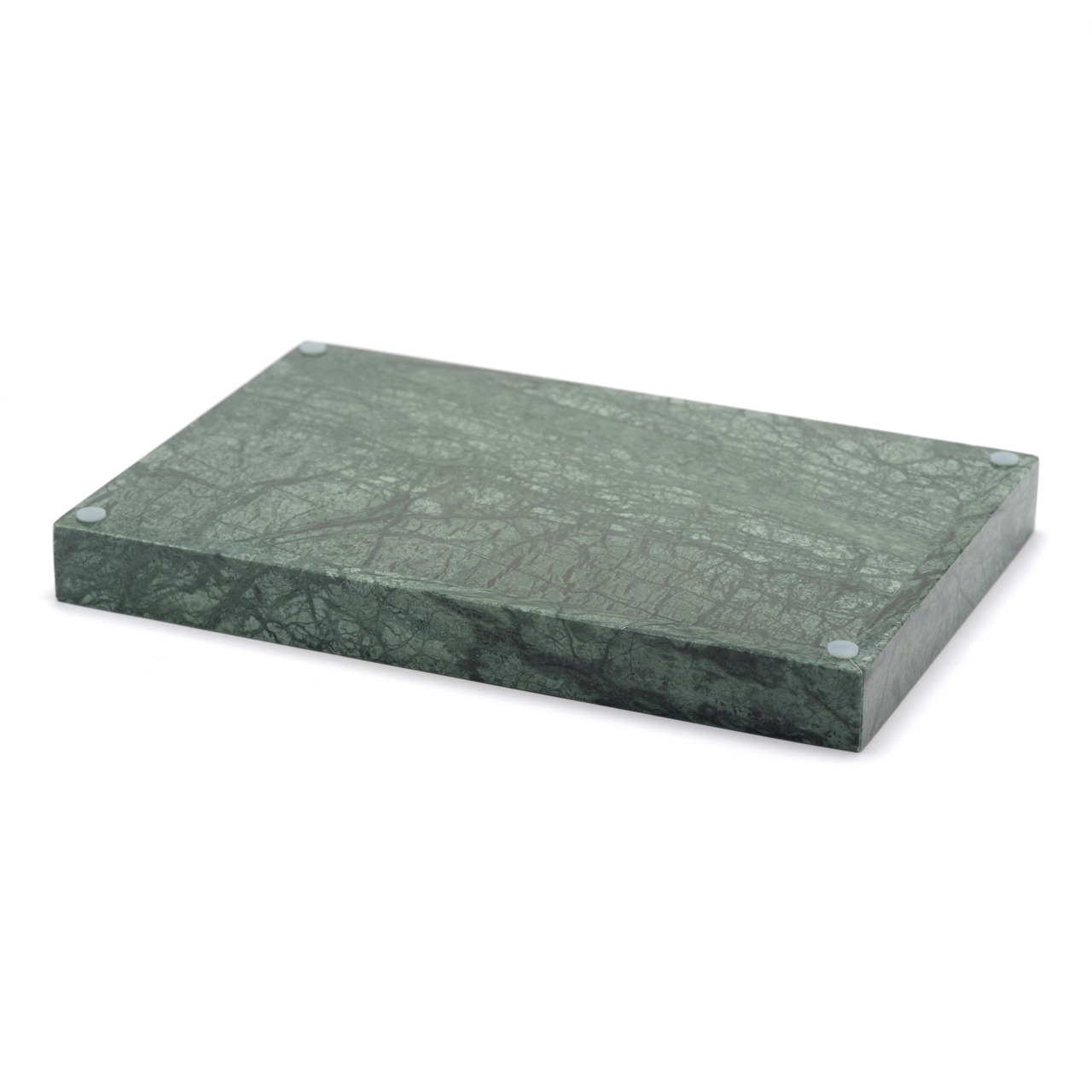 MARBLE TRAY - Indian green marble × Large