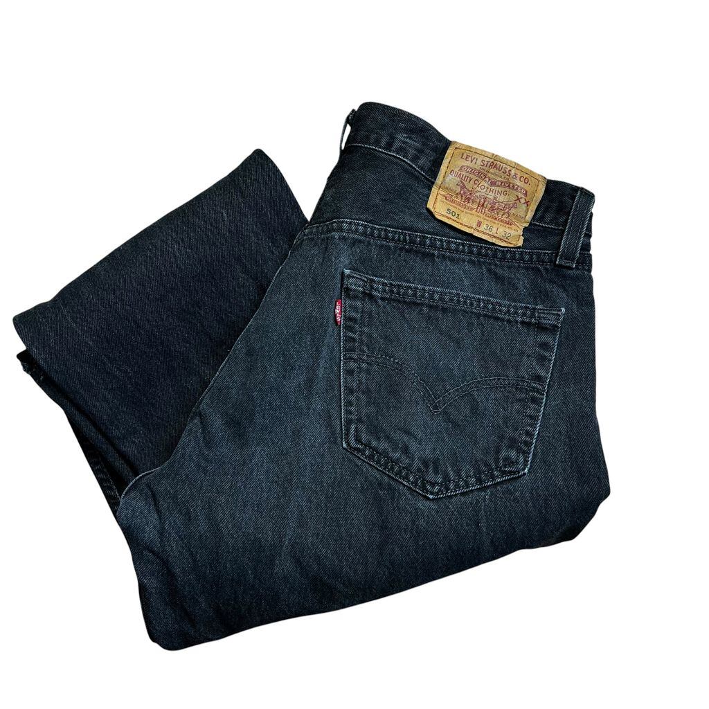 USA製 90s リーバイス 先染めブラック W36 ヴィンテージ Levi's 【公式