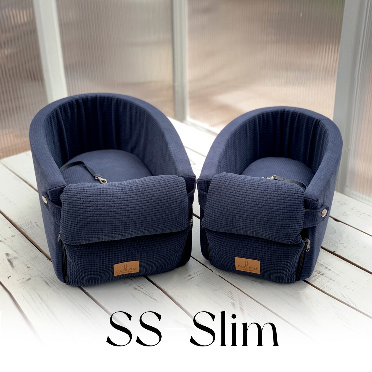 Console Box Dog Car Seat SS-Slim【Navy】/ Dugroo / 日本未入荷