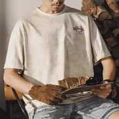 BaseballプリントTシャツ A4287