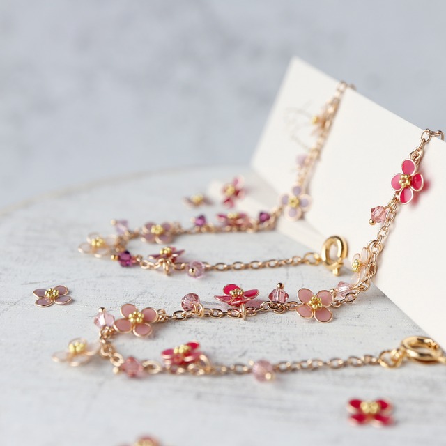 【春限定】咲き零れる庭薺 | Petite Flower Bracelet