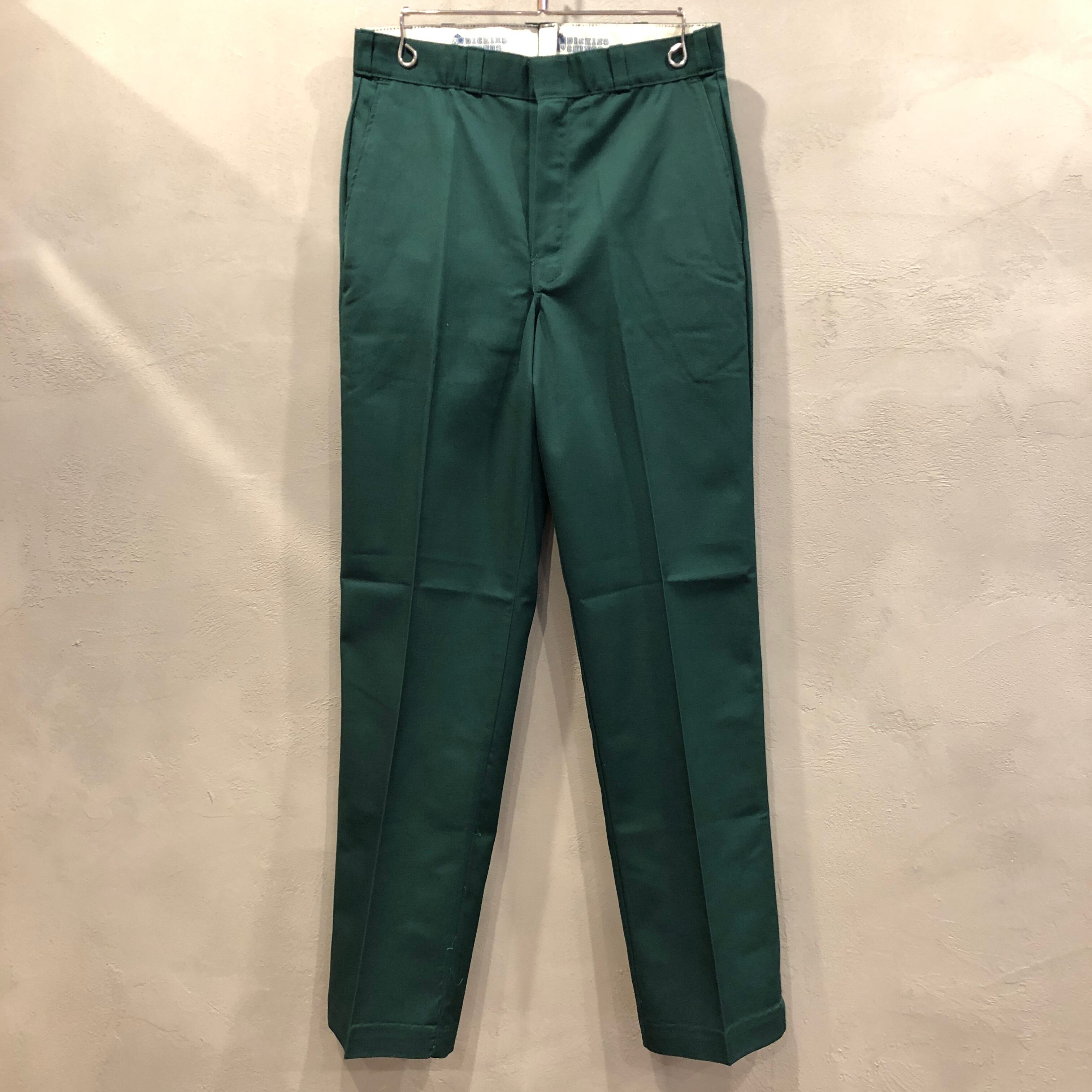 チビタグ 80s Dickies Chino 31 グリーン チノパン デッド 1980'S DICKIES CHINOS GREEN W31 L32 
