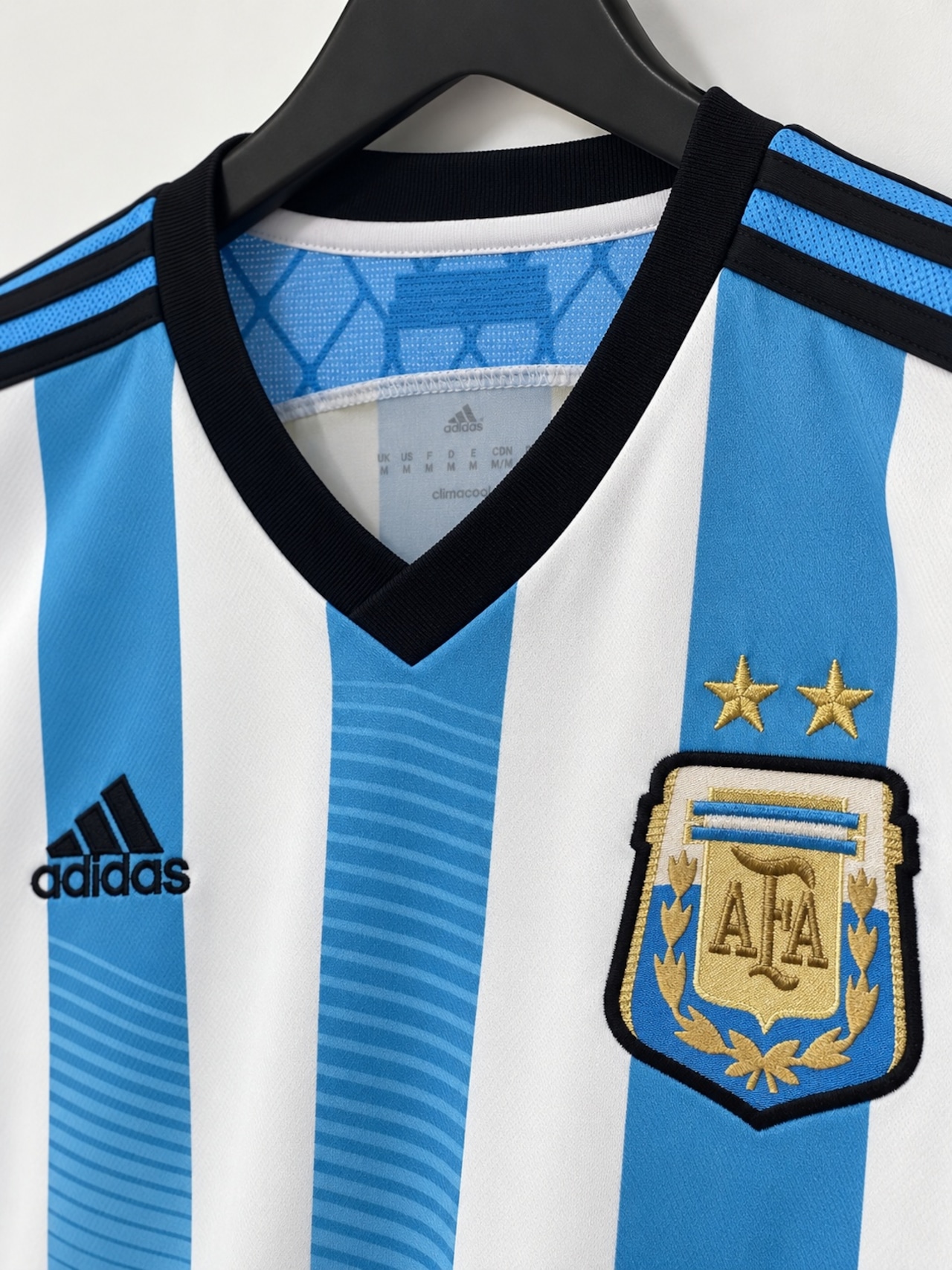 【お取り寄せ】アルゼンチン代表 メッシ 2014 ホーム レトロ サッカーユニフォーム（レトロバージョン）