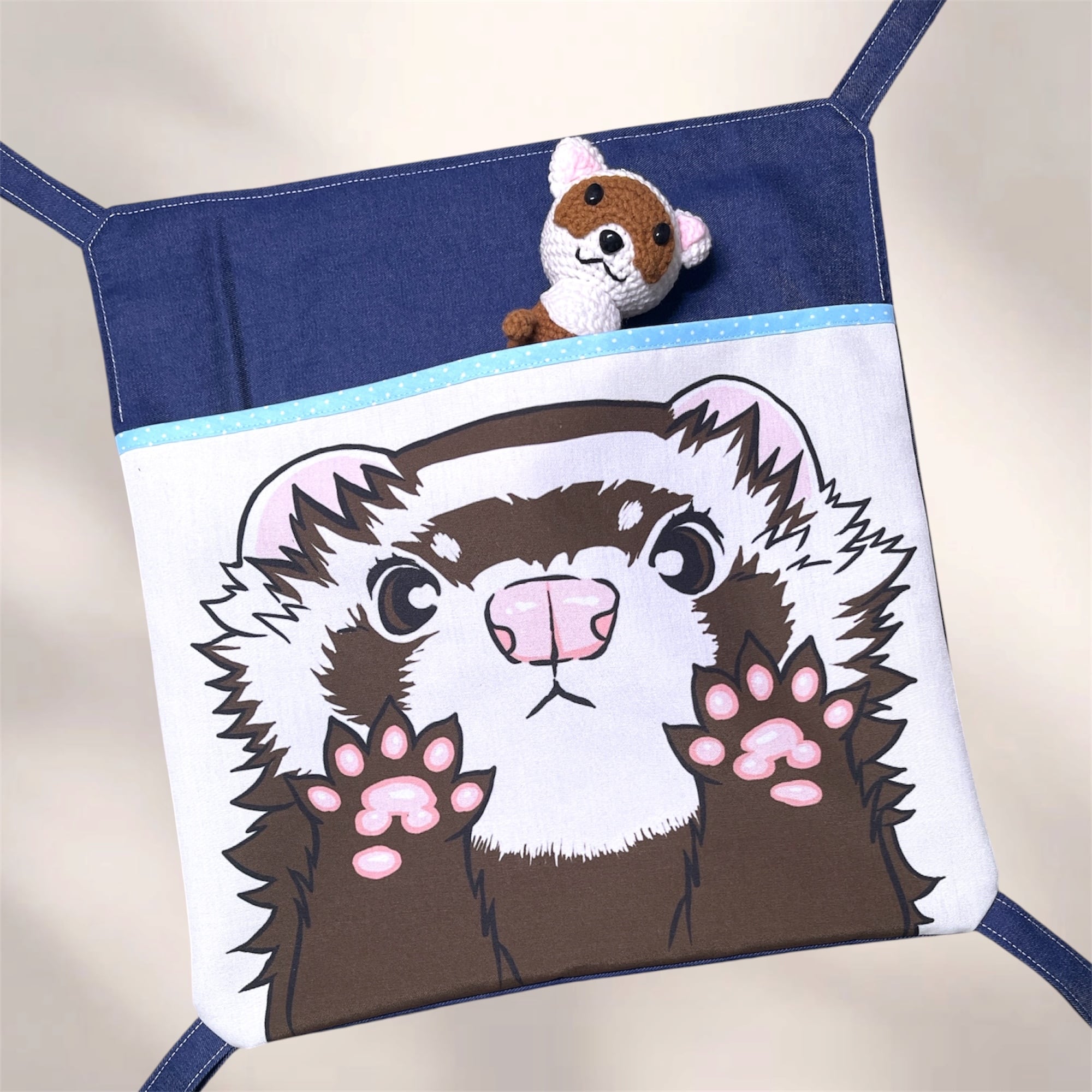 フェレットちゃん用ハンモック＆保冷カバー 29周年セール中・数量限定価格】 NC ヴィンテージ加工ハンモック