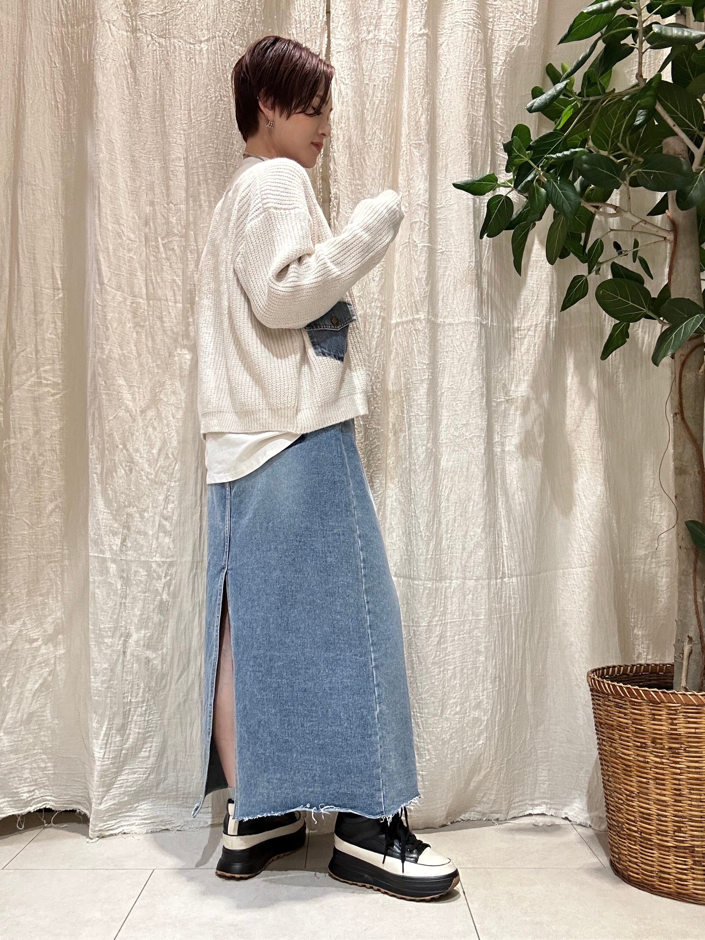 デニムドッキングカーディガン Eimee Law(エイミーロウ) | EARL