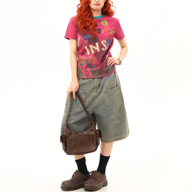 dog art short-sleeved tee　ドッグアート半袖ティー　J1955