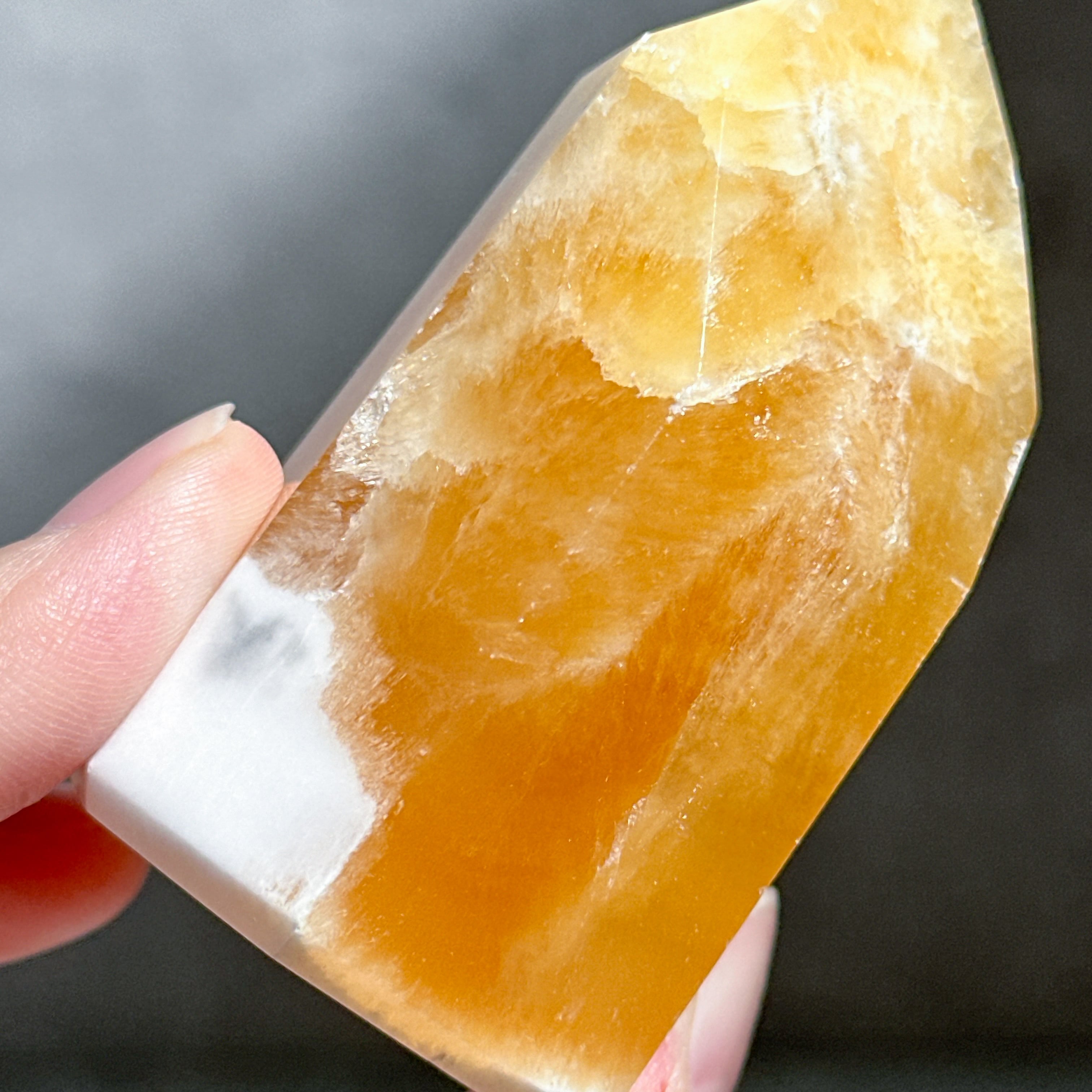オレンジカルサイト タワー型51◇ Orange Calcite ◇天然石・鉱物