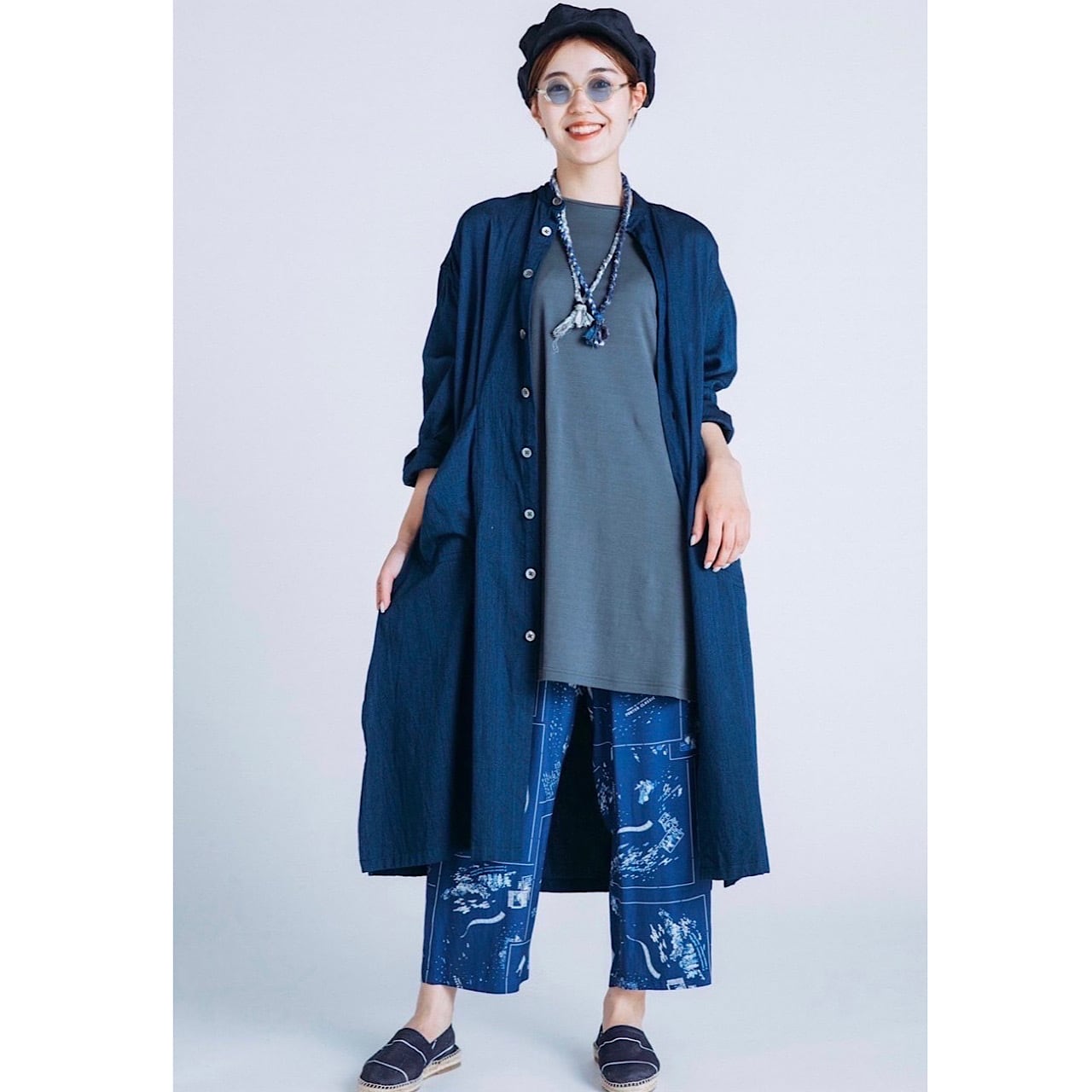 VINTAGE GAUZE SHIRT DRESS | 【OFFICIAL】PORTER CLASSIC ONLINE SHOP 